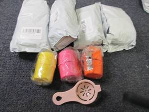 lot 274 image: 5 Sets-4 pc Egg Shell Opener Sets R...