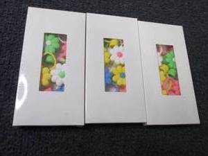 lot 358 image: 3- 8ct Flower Straw Covers...