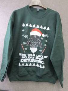 lot 367 image: 3- Large Holiday Sweatshirts...