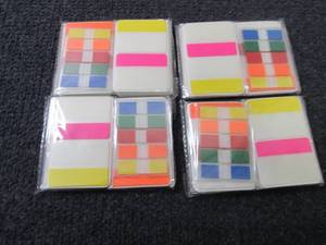lot 375 image: 4 pks Sticky Flags and Index Marker...