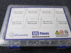 lot 396 image: 575 pc Blind Rivet Set...