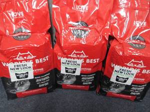 lot 404 image: 3- 8 lb Bags Worlds Best Cat Litte...