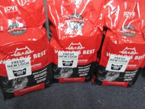 lot 407 image: 3- 8 lb Bags Worlds Best Cat Litte...