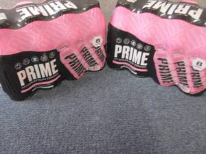 lot 431 image: 2- 8pks 16.9 oz Prime Blue Strawber...
