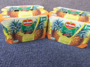 lot 442 image: 12- 6 oz DelMonte 100% Pineapple Ju...