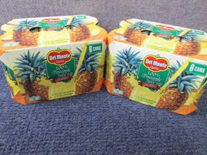 lot 443 image: 12- 6 oz DelMonte 100% Pineapple Ju...