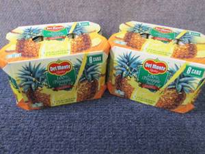 lot 445 image: 12- 6 oz DelMonte 100% Pineapple Ju...