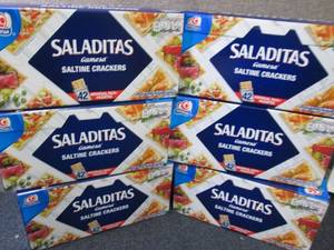 lot 453 image: 6 Boxes 42 pk Saladitas Saltine Cra...