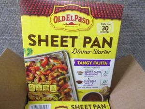 lot 457 image: 10- 3.9 oz Old El Paso Sheet Pan Di...