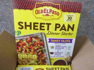 lot 459 image: 10- 3.9 oz Old El Paso Sheet Pan Dinner Tangy Fajita