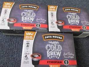 lot 487 image: 3- 6 ct Java House Authentic Cold B...