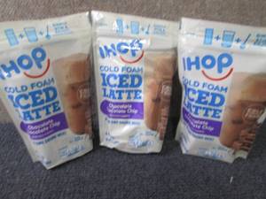 lot 491 image: 3- 6ct iHop Cold Foam Iced Chocolat...