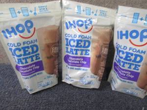 lot 495 image: 3- 6ct iHop Cold Foam Iced Chocolat...