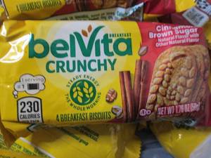 lot 522 image: 12- BelVita CrunchyBreakfast Biscui...