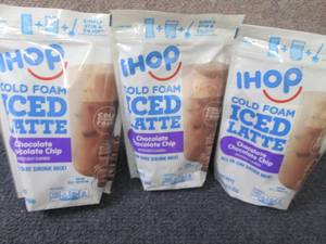 lot 560 image: 3- 6ct iHop Cold Foam Iced Chocolat...