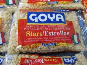 lot 577 image: 10-7 oz Goya Stars Macaroni...