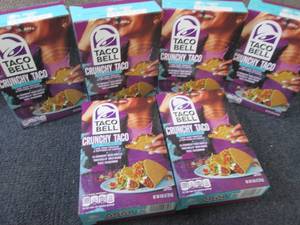 lot 602 image: 6- 8.85 oz Taco Bell Cruncht Taco C...
