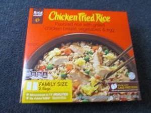 lot 630 image: BB 48 oz FROZEN Chicken Fried Rice...