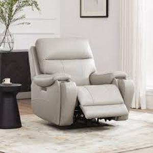 Noah Power Recliner Armchair with Cupholders ME7A6053   Customer Returns See Pictures