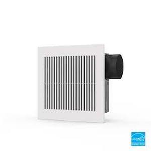 lot 41 image: Lot of ReVent 50 CFM Quick Install Professional Ceiling and Wall Mount Easy Roomside Bathroom Bath Exhaust Fan Customer Returns See Pictures