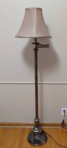 lot 68 image: Decorative Brass Floor Lamp