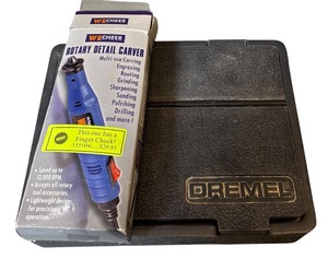lot 133 image: We Cheer Rotary Detail Caver and Dremel Moto-Tool