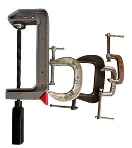 lot 93 image: Grouping of Clamps by Craftsman and More