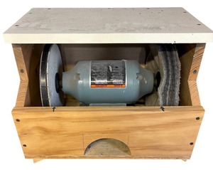 lot 92 image: Craftsman Bench Grinder for Sharpening, Grinding or Polishing
