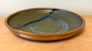 lot 51 image: Handcrafted Signed Pottery Platter