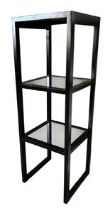 lot 42 image: Mirrored Three Tiered Shelf