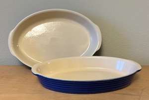 lot 59 image: Two Emile Henry of France Casserole Dishes