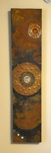 lot 66 image: Abstract Metal Artwork Wall Hanging