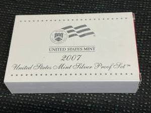 lot 47 image: 2007 US Mint Silver Proof Set