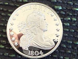 lot 75 image: 1 oz Silver Round