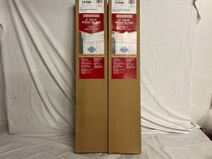 lot 6 image: 2 x 2Lotus Windoware Faux Wood Blind