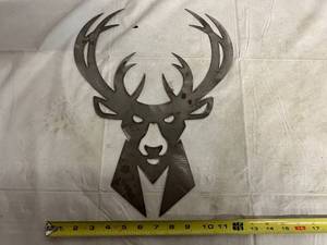Milwuakee Bucks Laser Cut Metal Sign