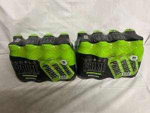 lot 105 image: 2 x 8ct of Prime Hydration Drink - Lemon Lime