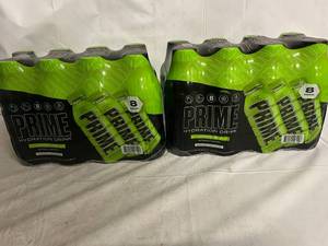 lot 106 image: 2 x 8ct of Prime Hydration Drink - Lemon Lime