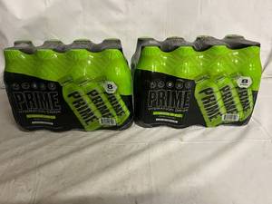 lot 107 image: 2 x 8ct of Prime Hydration Drink - Lemon Lime