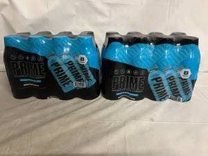 lot 111 image: 2 x 8ct of Prime Hydration Drink - Blue Raspberry