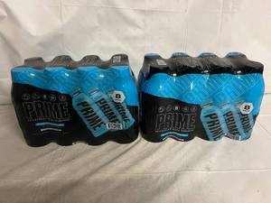 lot 113 image: 2 x 8ct of Prime Hydration Drink - Blue Raspberry
