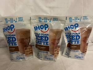 lot 127 image: 3 x 6 Pack of IHOP Cold Foam Iced Latte - Tres Leches