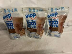 lot 129 image: 3 x 6 Pack of IHOP Cold Foam Iced Latte - Tres Leches