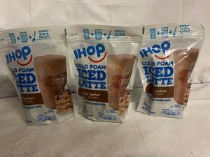 lot 133 image: 3 x 6 Pack of IHOP Cold Foam Iced Latte - Tres Leches