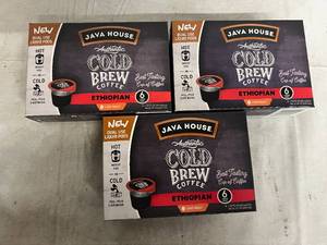 lot 144 image: 3 x 6ct Java House Cold Bre Coffee - Ethiopian