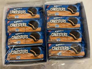 lot 184 image: 2 x 8ct Oreo Cakesters - Peanut Butter