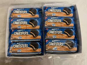 lot 185 image: 2 x 8ct Oreo Cakesters - Peanut Butter