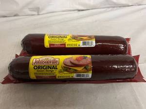 lot 238 image: 2 x 20oz Johnsonville Original Summer Sausage