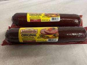2 x 20oz Johnsonville Original Summer Sausage