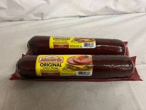 lot 246 image: 2 x 20oz Johnsonville Original Summer Sausage